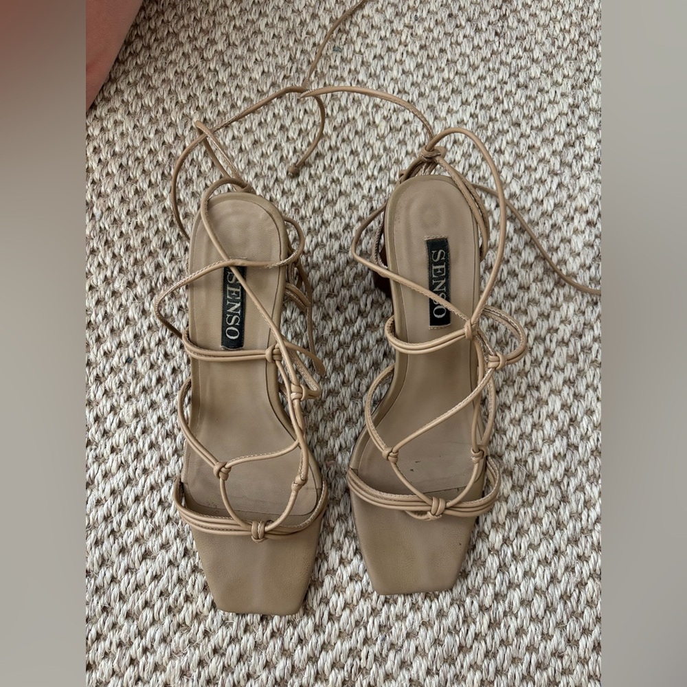 SENSO VENICE II KNOTTED LEATHER SANDALS - Picture 3 of 5